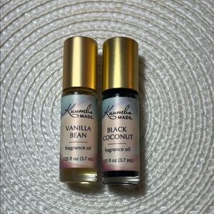 Kuumba made Vanilla Bean & Black Coconut  fragrance oils .125 fl oz./3.7ml